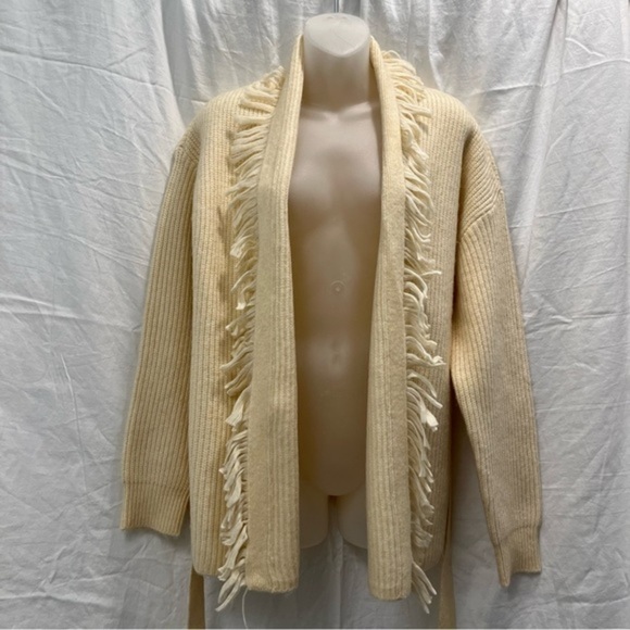 JOE Fresh tasseled belted cardigan size medium - Picture 9 of 11